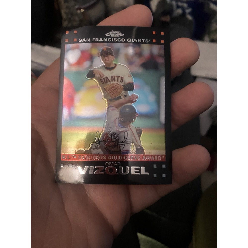 2007 TOPPS CHROME Gold Glove #261 - OMAR VIZQUEL